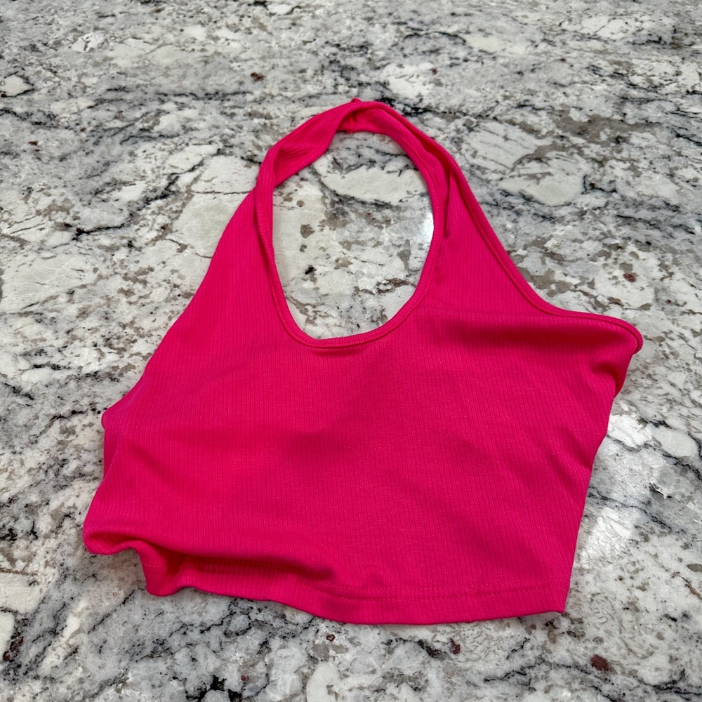 Pink Halter Top